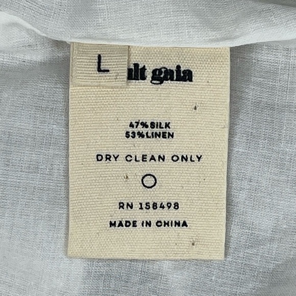 CULT GAIA Sybil Striped Jumpsuit Natural Multi Stripe Size L - Picture 12 of 12